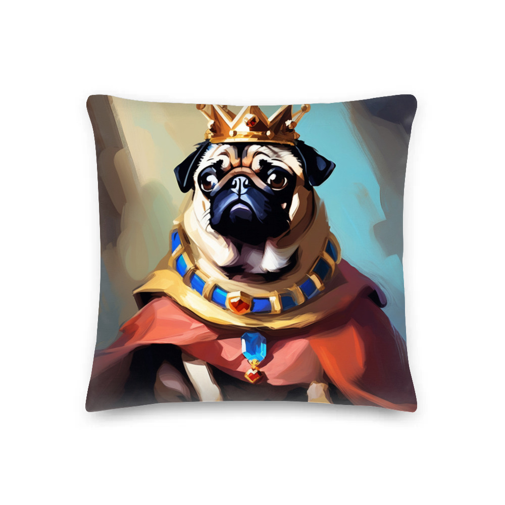PugMug Custom Pug Premium Pillow