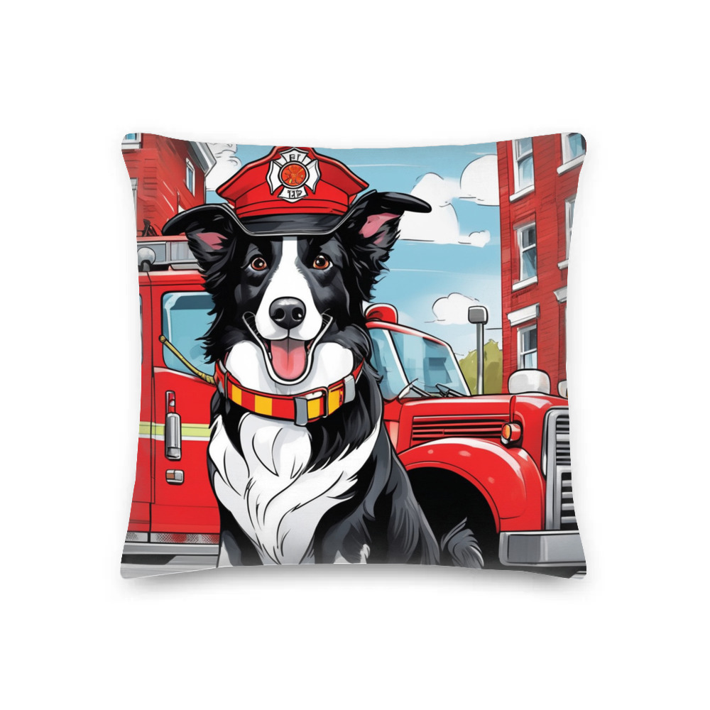 PugMug Custom Border Collie Premium Pillow