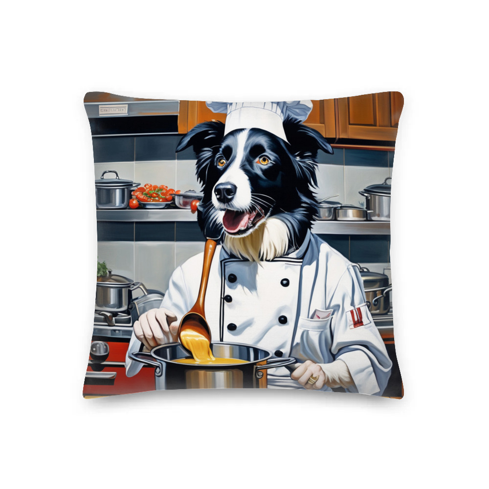 PugMug Custom Border Collie Premium Pillow