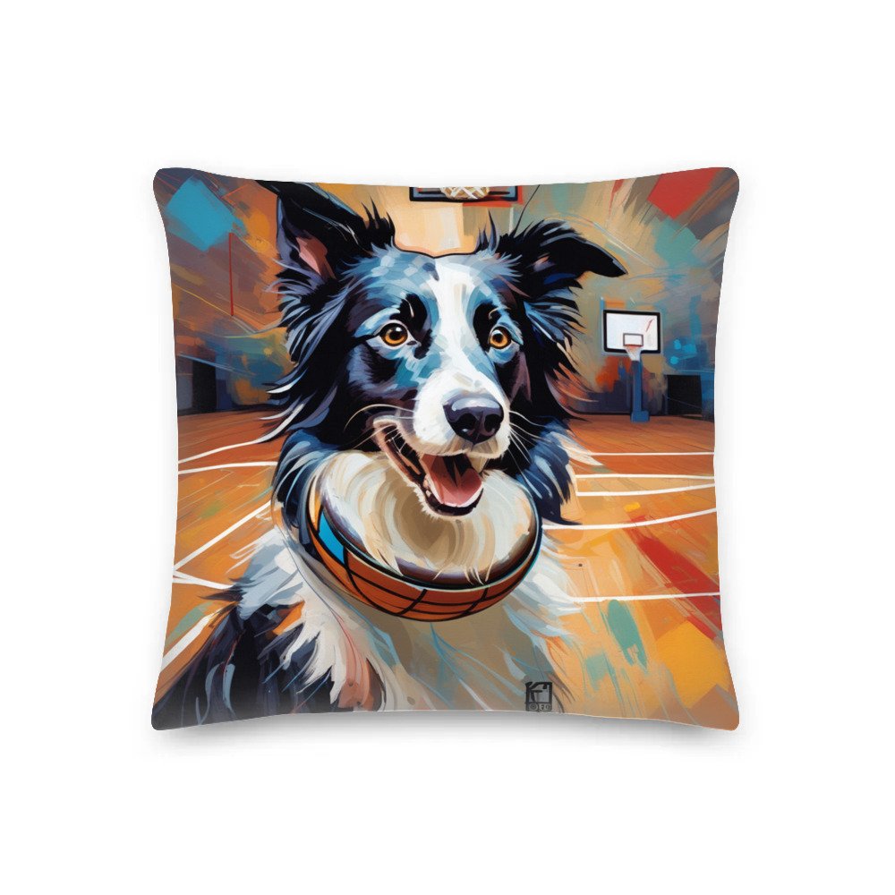 PugMug Custom Border Collie Premium Pillow