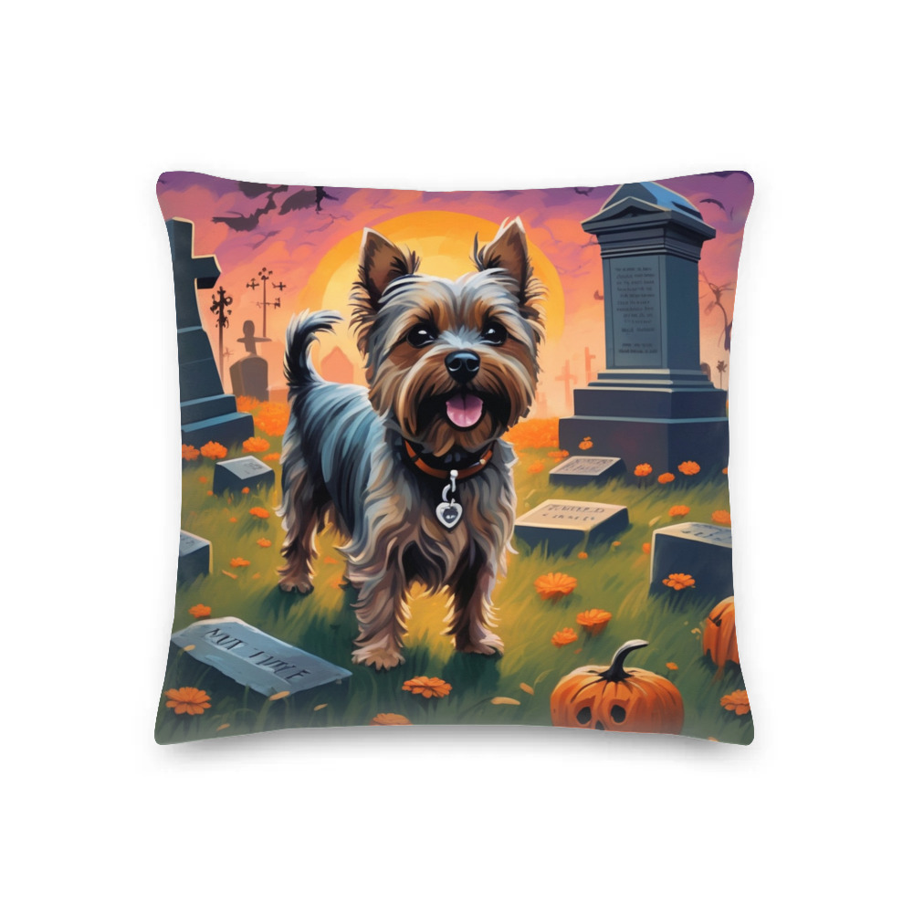 PugMug Custom Cairn Terrier Premium Pillow