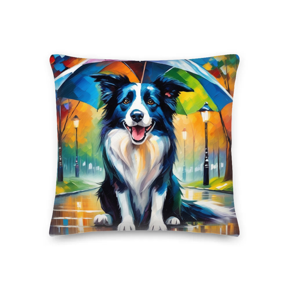 PugMug Custom Border Collie Premium Pillow