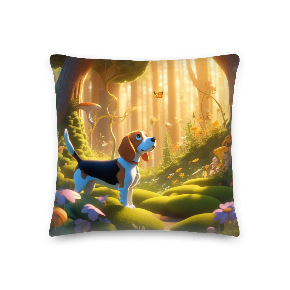 PugMug Custom Beagle Premium Pillow