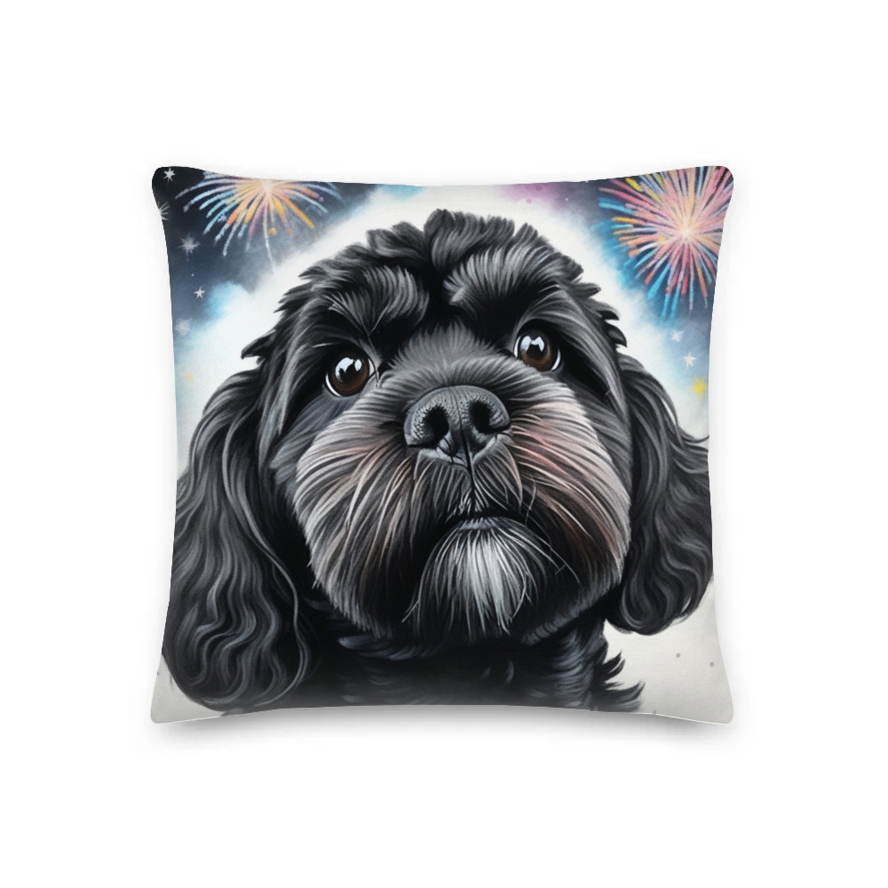 PugMug Custom Lily Premium Pillow