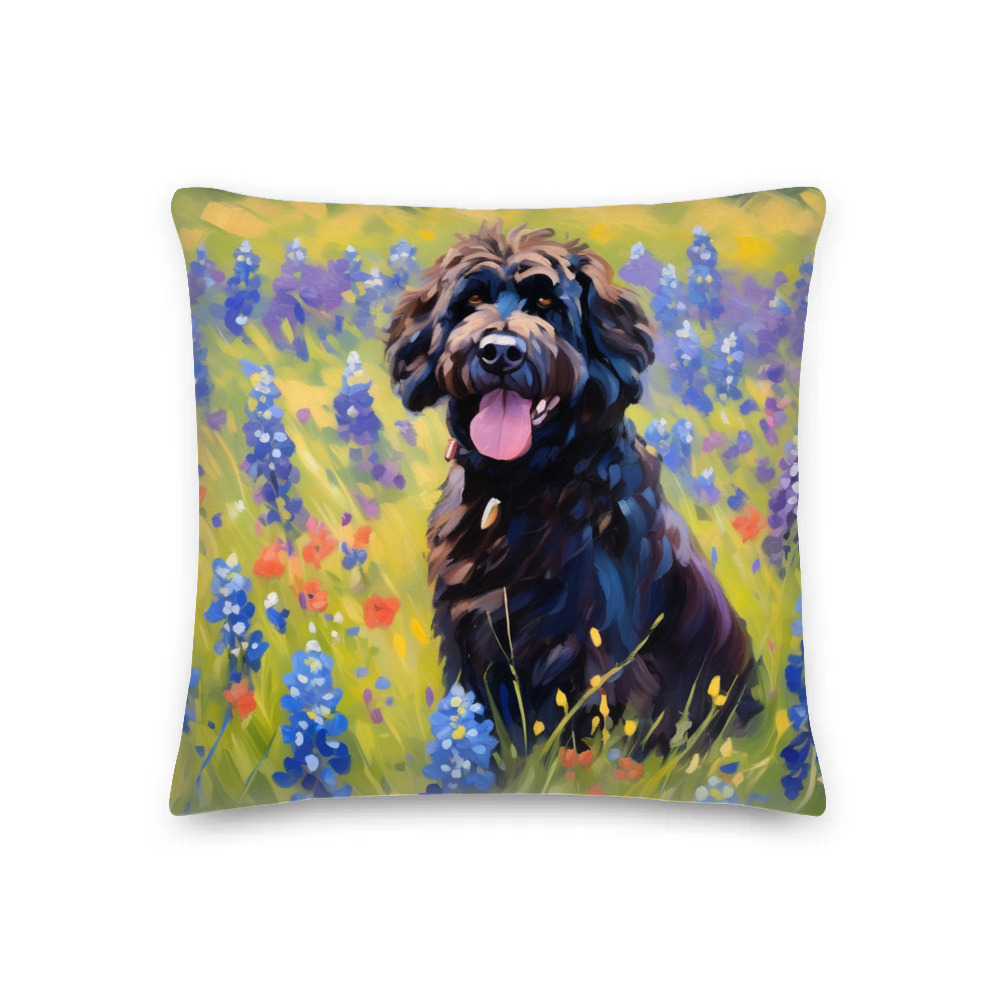 PugMug Custom Portuguese Water Dog Premium Pillow