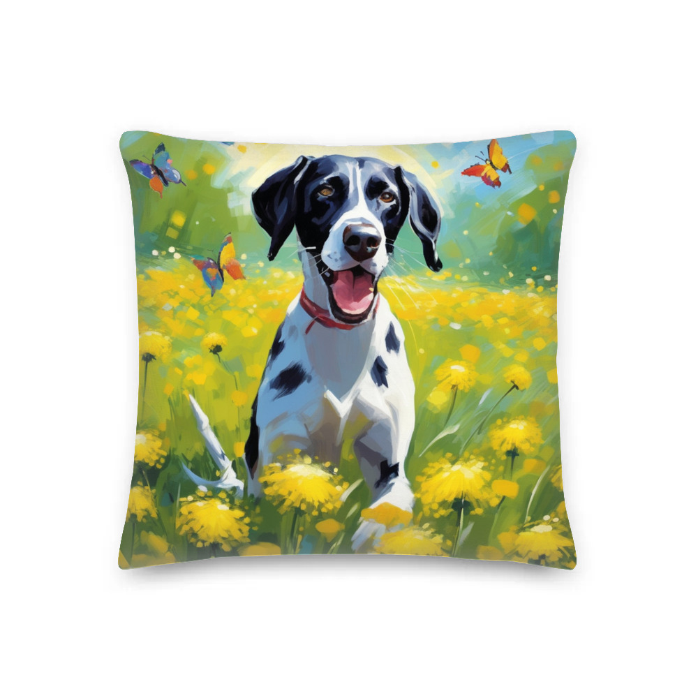 PugMug Custom Pointer Dog Premium Pillow