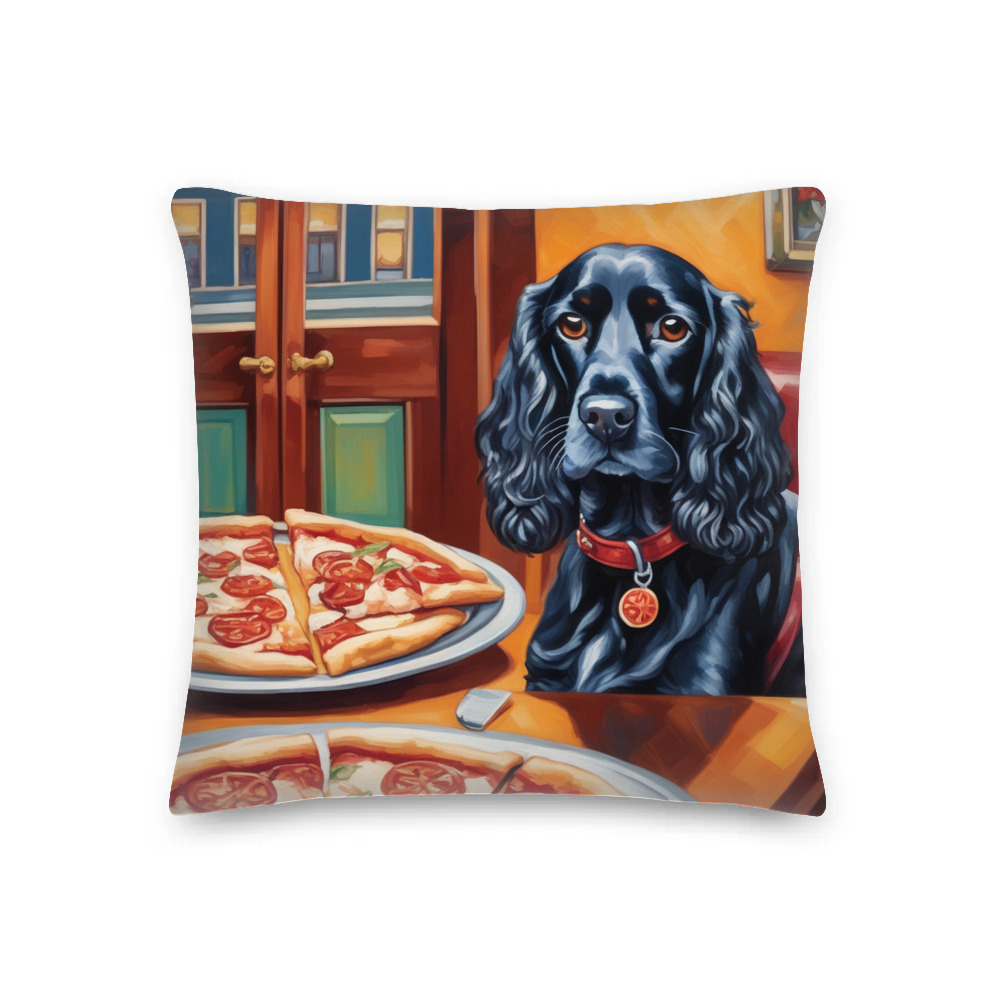 PugMug Custom Cocker Spaniel Premium Pillow