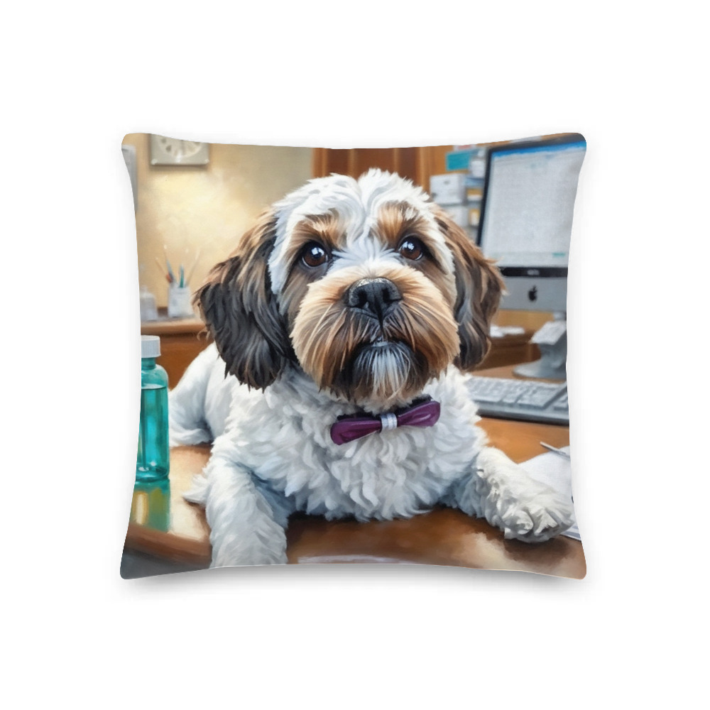 PugMug Custom Lily Premium Pillow