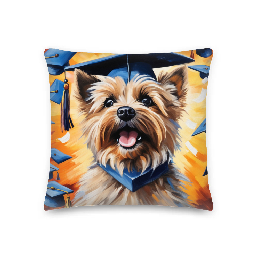 PugMug Custom Cairn Terrier Premium Pillow
