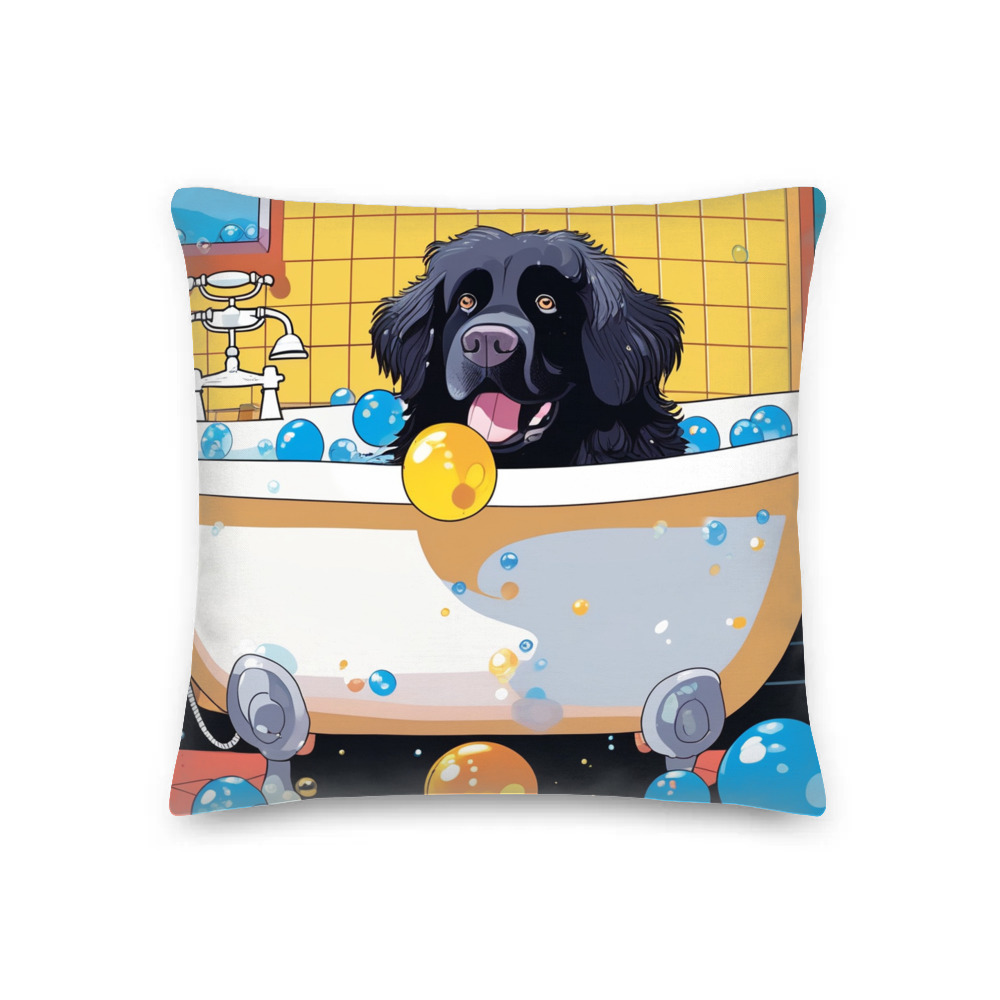 PugMug Custom Newfoundland Premium Pillow