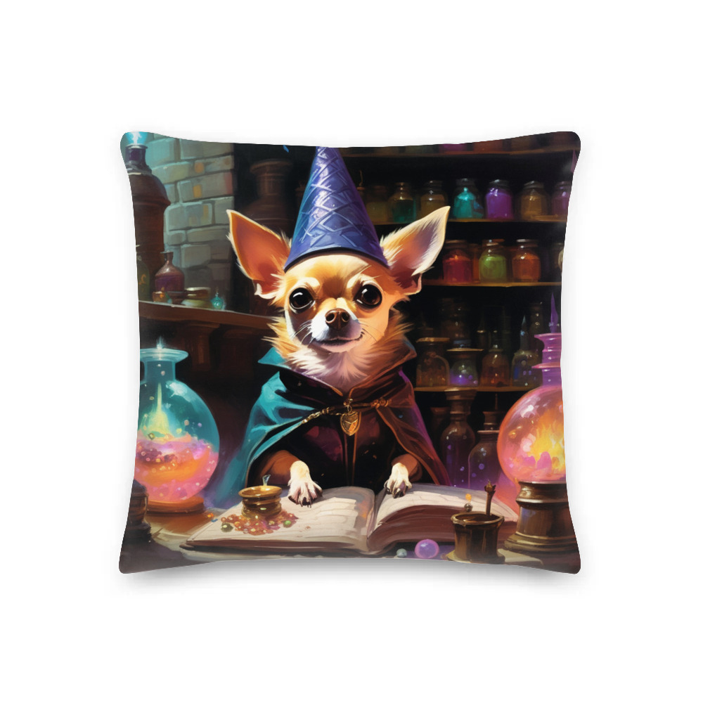 PugMug Custom Chihuahua Premium Pillow