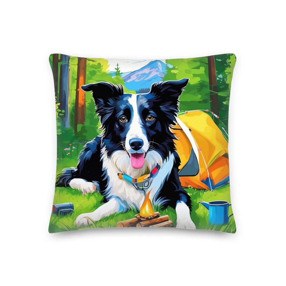 PugMug Custom Border Collie Premium Pillow