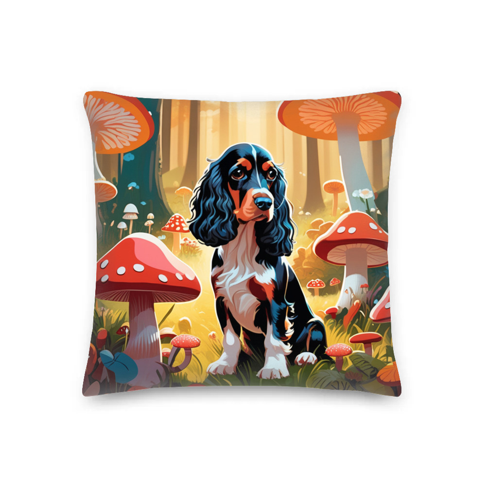 PugMug Custom English Cocker Spaniel Premium Pillow