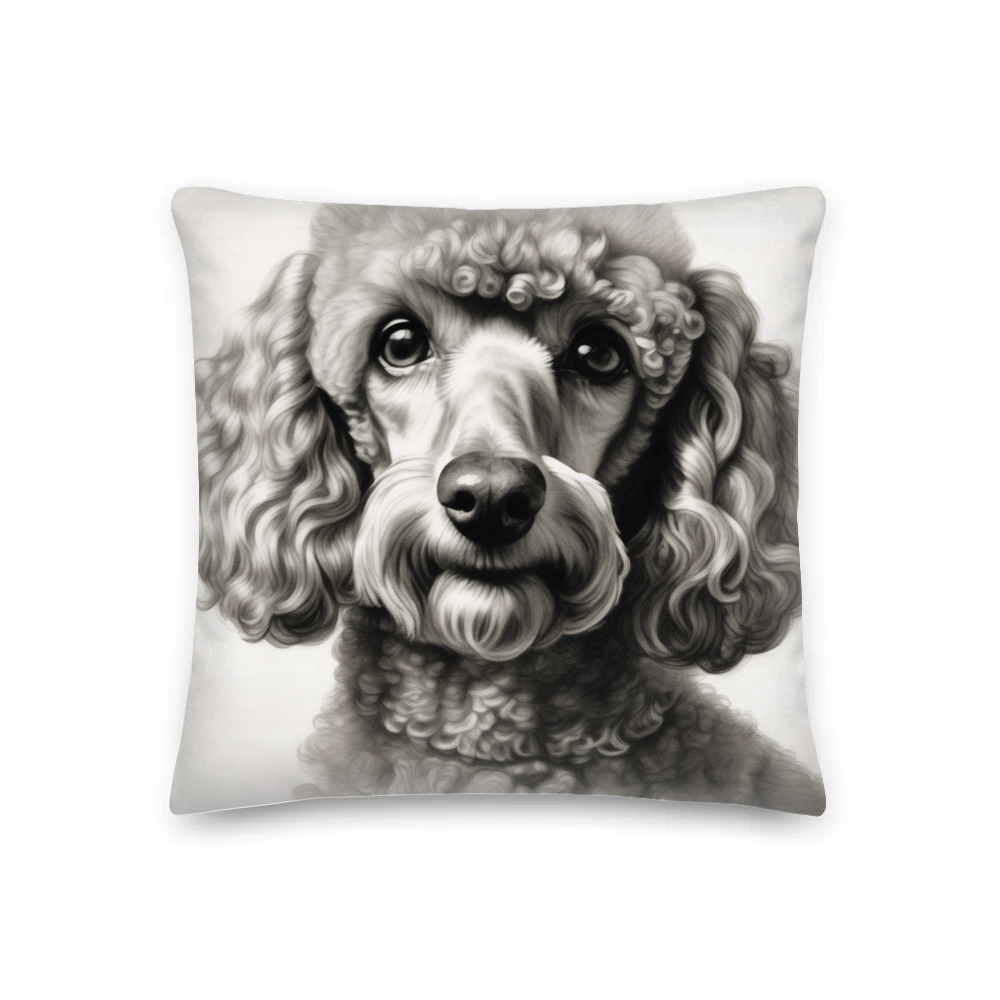PugMug Custom Tan Poodle Premium Pillow