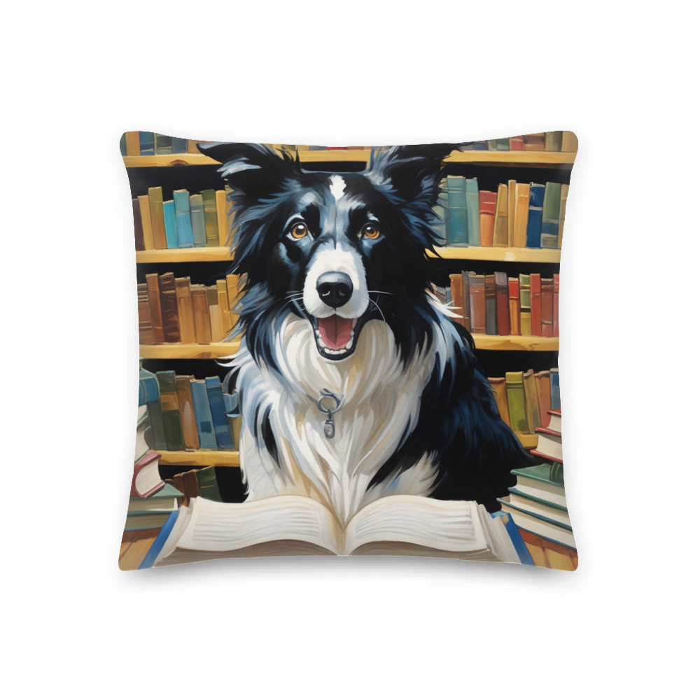 PugMug Custom Border Collie Premium Pillow