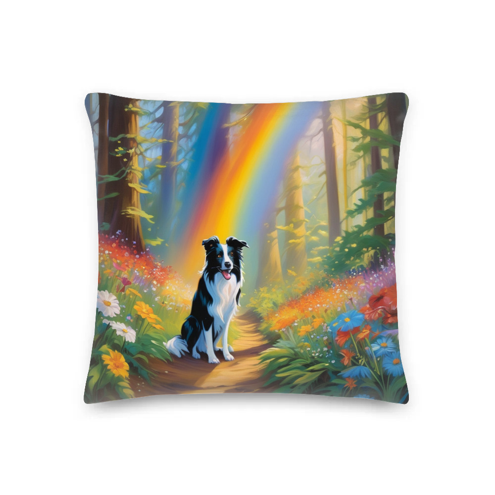 PugMug Custom Border Collie Premium Pillow