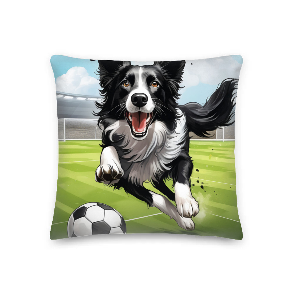 PugMug Custom Border Collie Premium Pillow