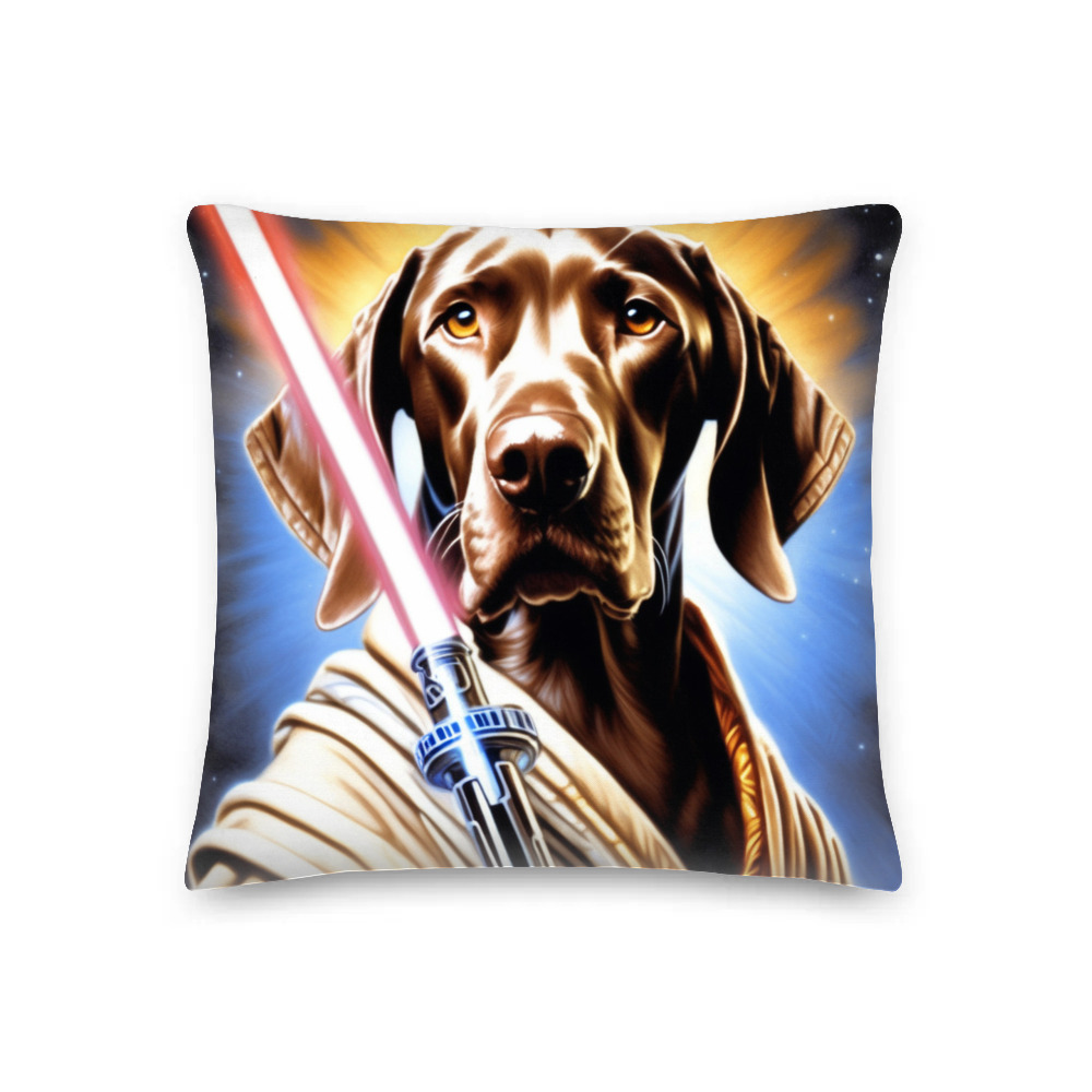 PugMug Custom Weimaraner Premium Pillow