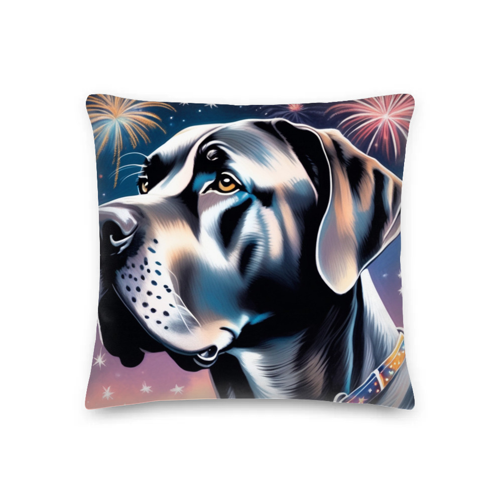 PugMug Custom Great Dane Premium Pillow