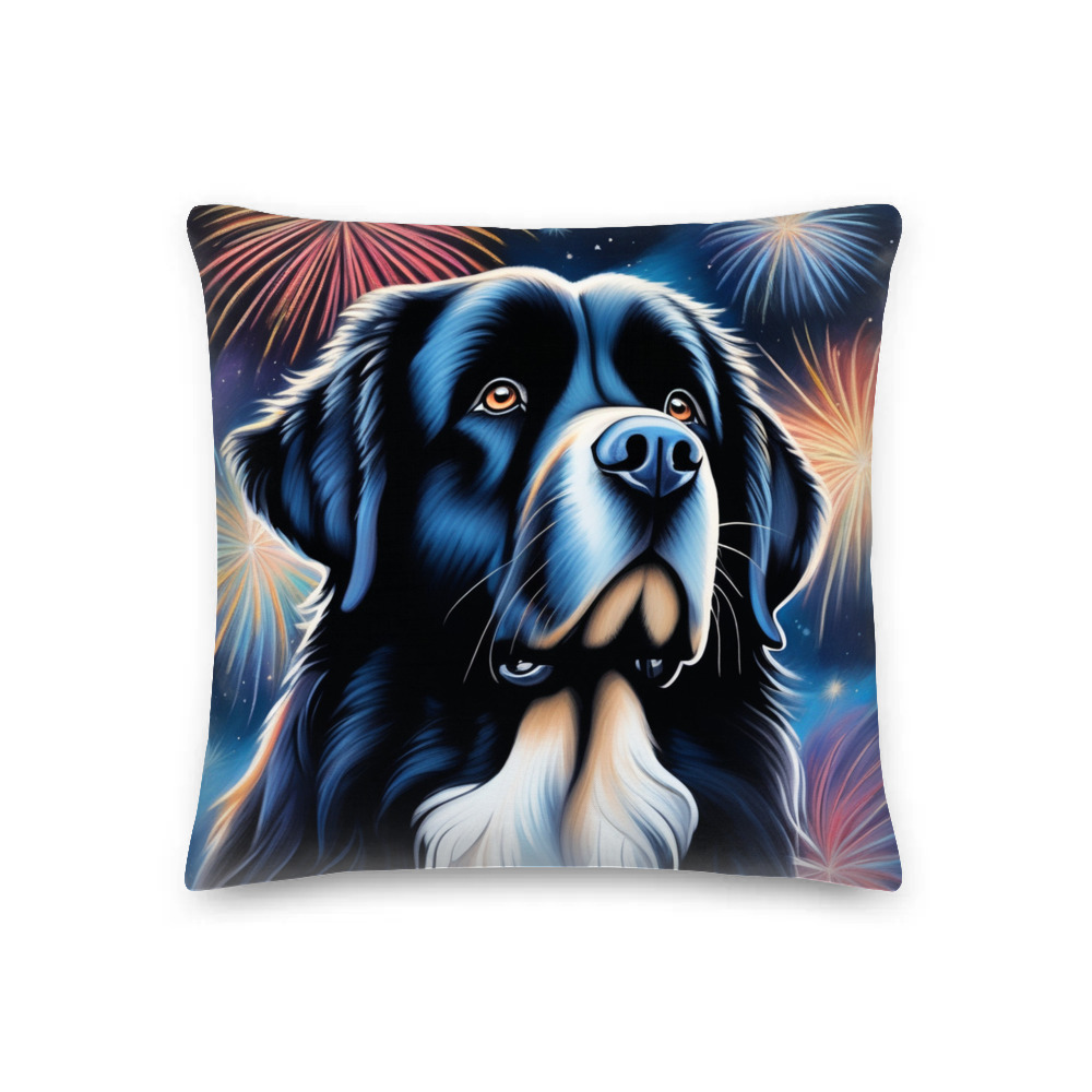 PugMug Custom Newfoundland Premium Pillow