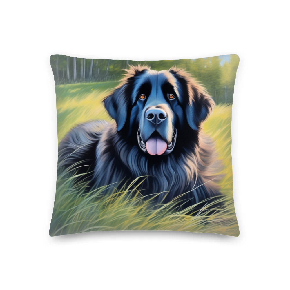 PugMug Custom Newfoundland Premium Pillow