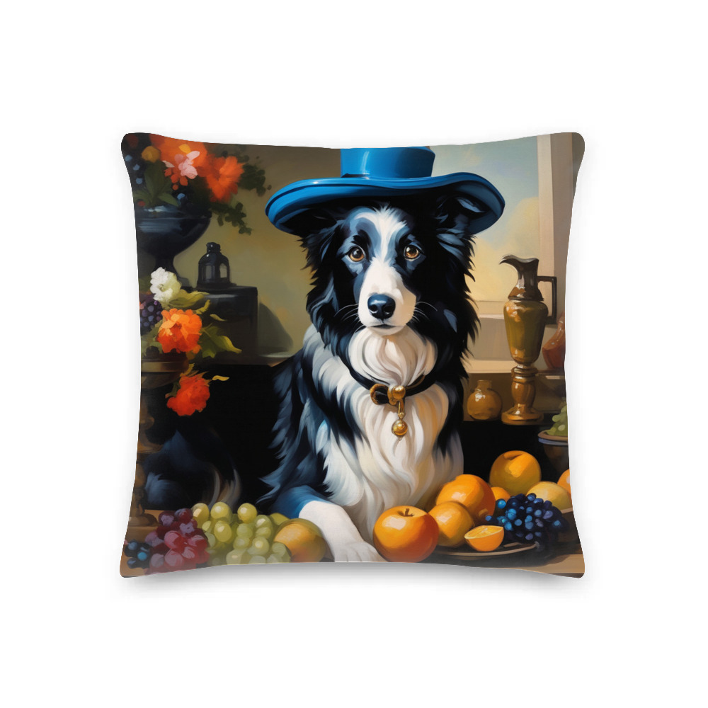PugMug Custom Border Collie Premium Pillow