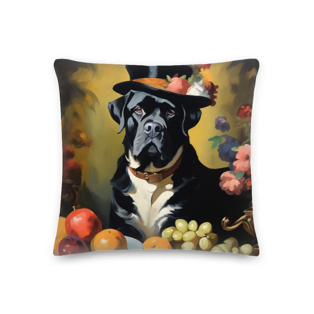 PugMug Custom Mastiff Premium Pillow