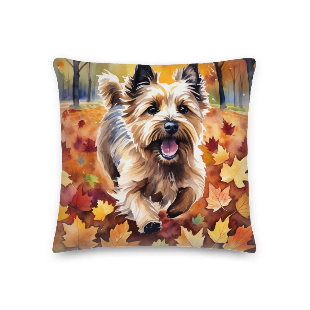 PugMug Custom Cairn Terrier Premium Pillow