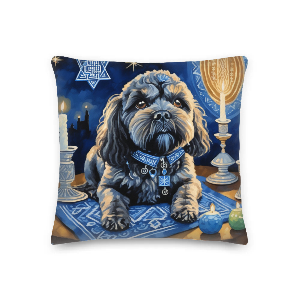 PugMug Custom Lily Premium Pillow