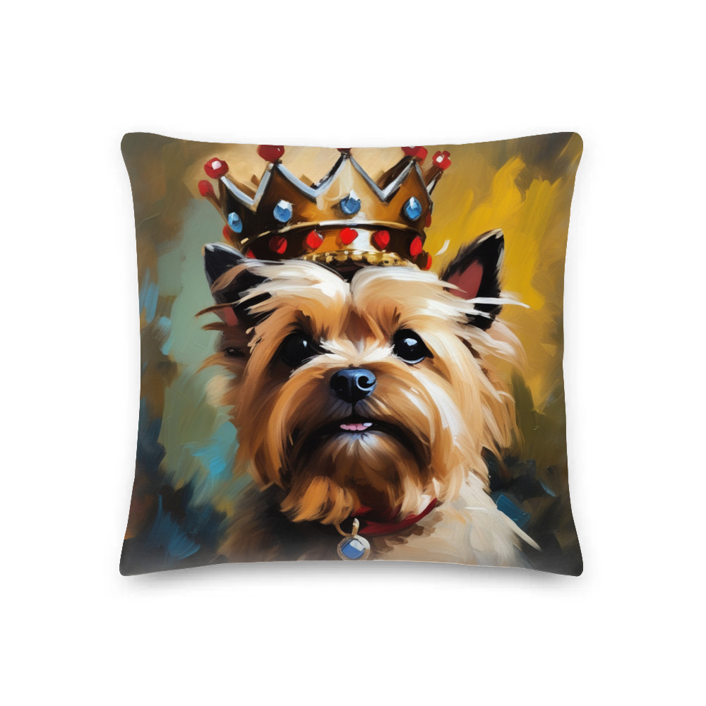 PugMug Custom Cairn Terrier Premium Pillow