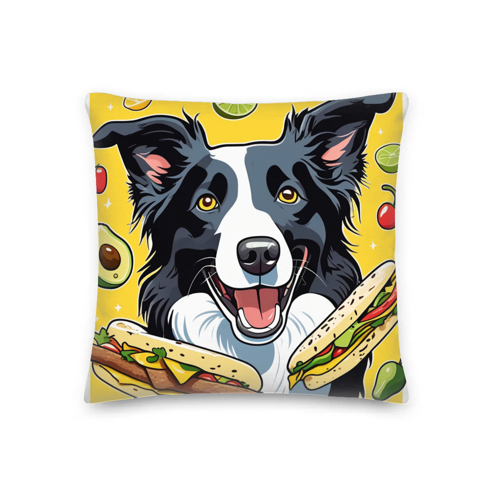 PugMug Custom Border Collie Premium Pillow