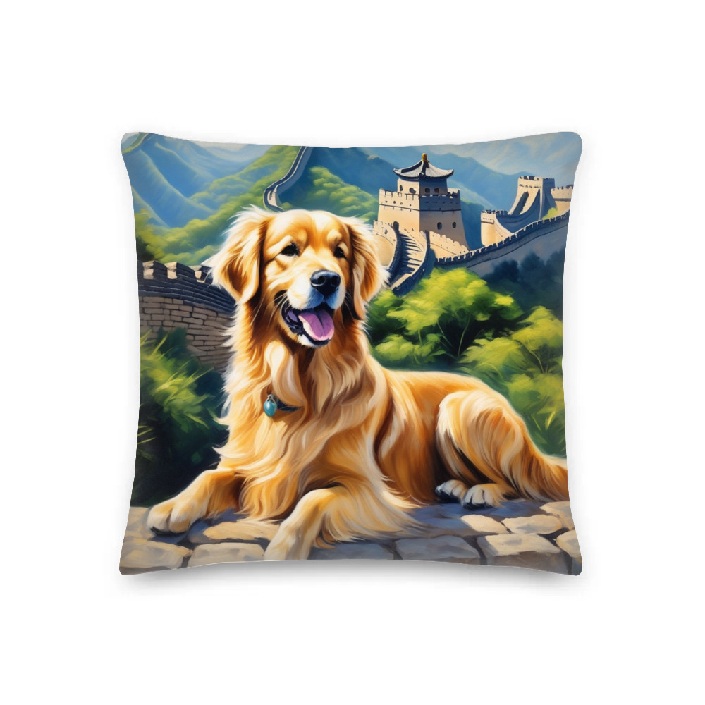 PugMug Custom Pet Premium Pillow