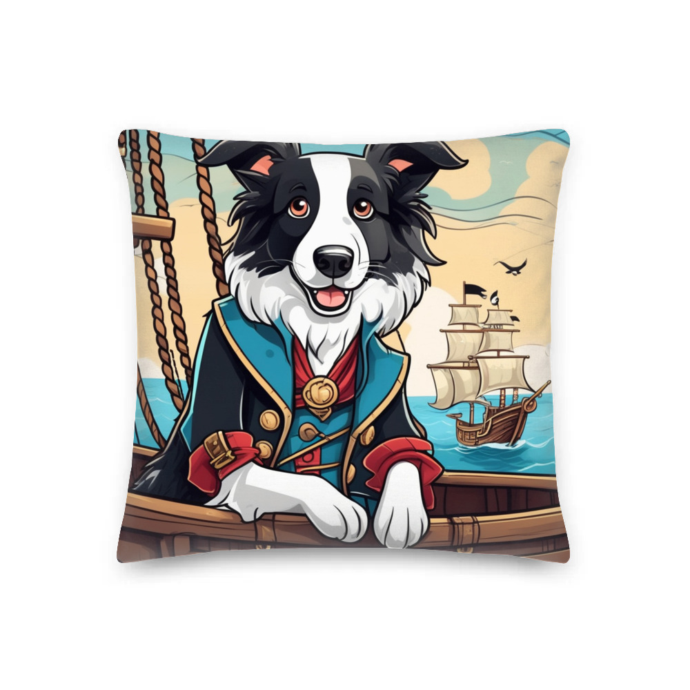 PugMug Custom Border Collie Premium Pillow