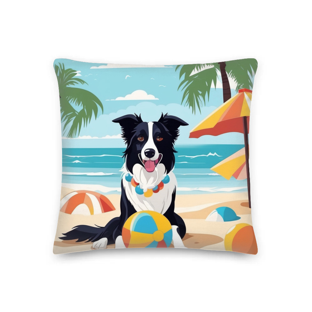 PugMug Custom Border Collie Premium Pillow
