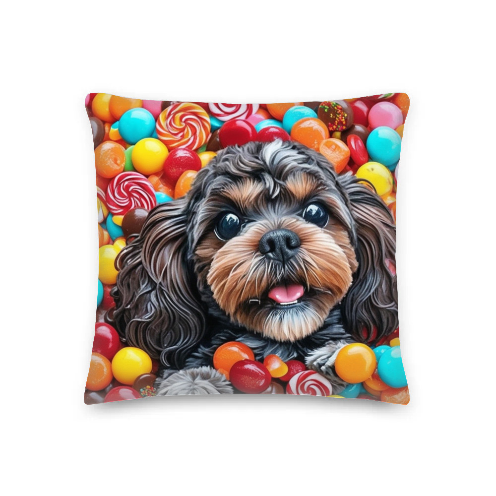 PugMug Custom Lily Premium Pillow