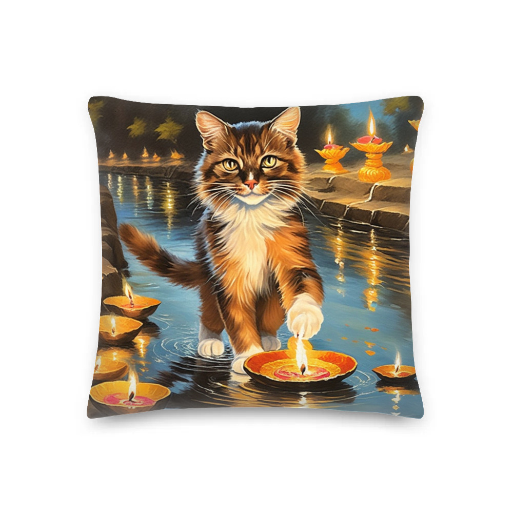 PugMug Custom Peerie Premium Pillow