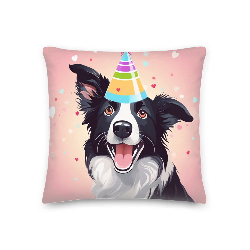 PugMug Custom Border Collie Premium Pillow