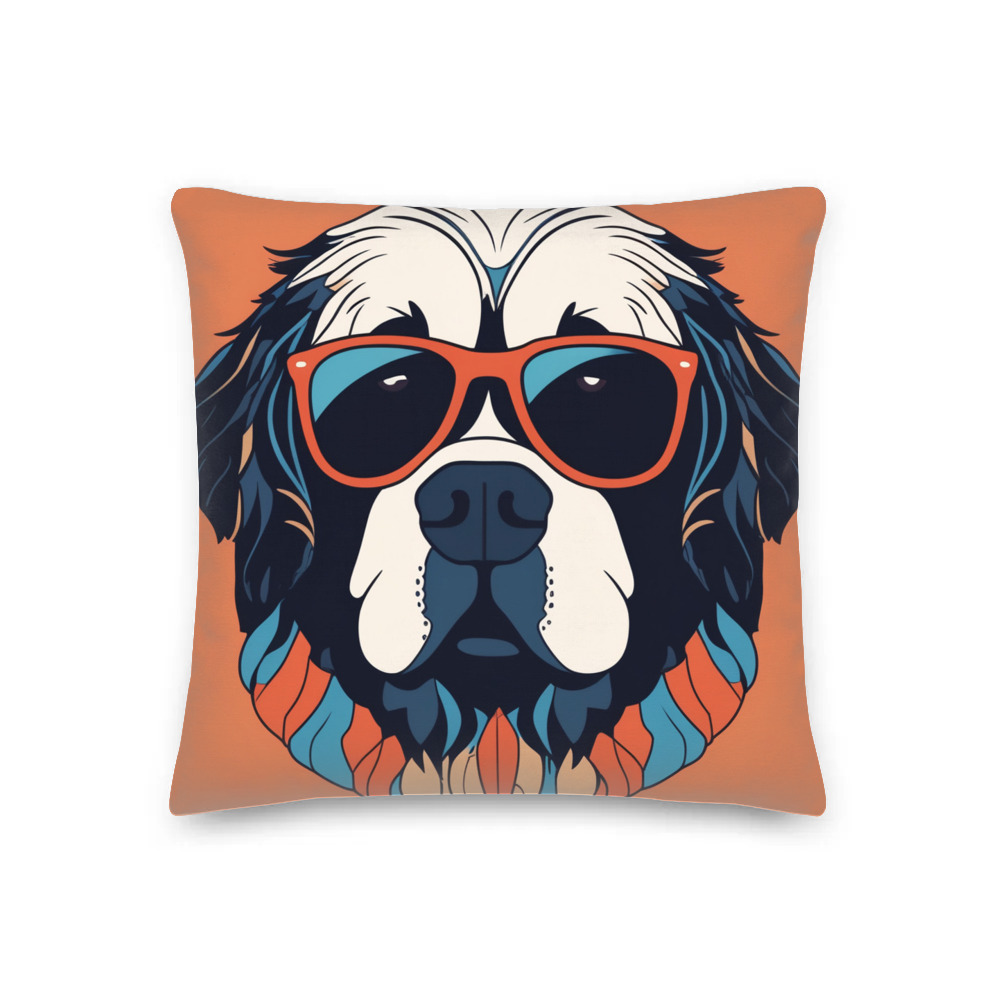 PugMug Custom Newfoundland Premium Pillow