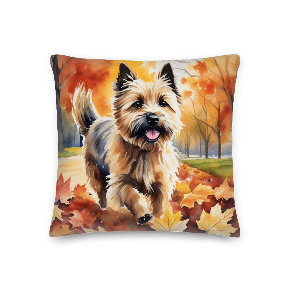 PugMug Custom Cairn Terrier Premium Pillow
