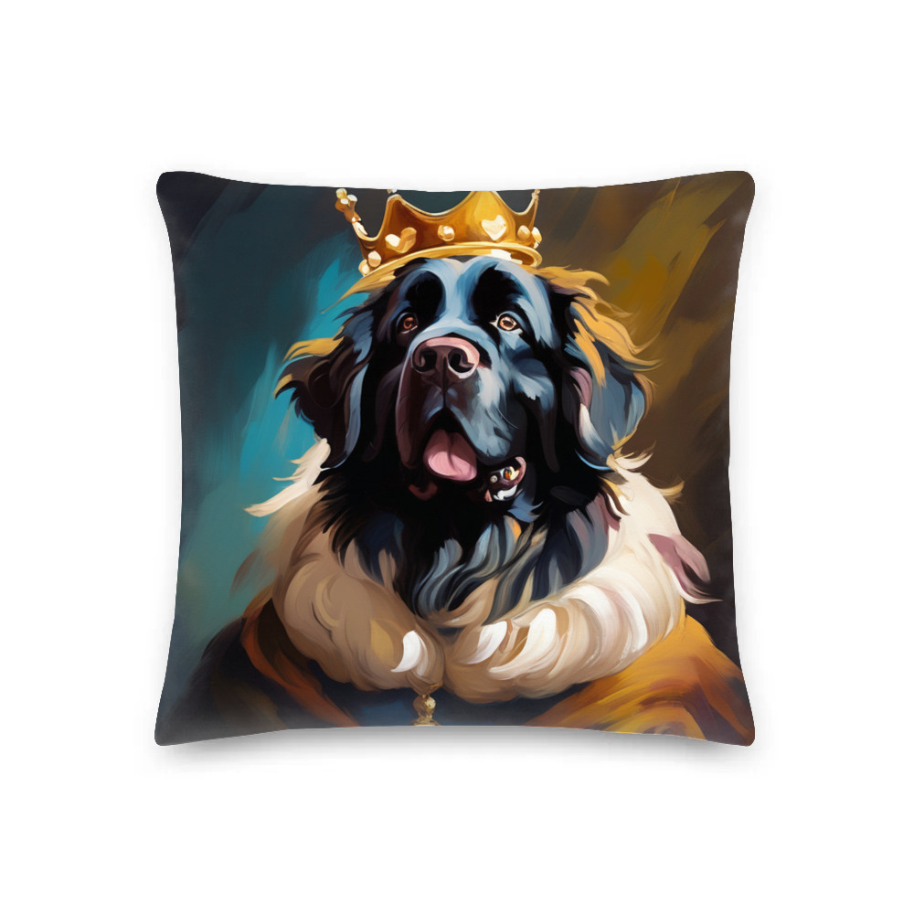 PugMug Custom Newfoundland Premium Pillow