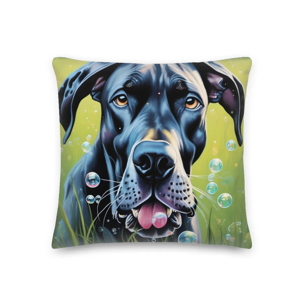 PugMug Custom Great Dane Premium Pillow