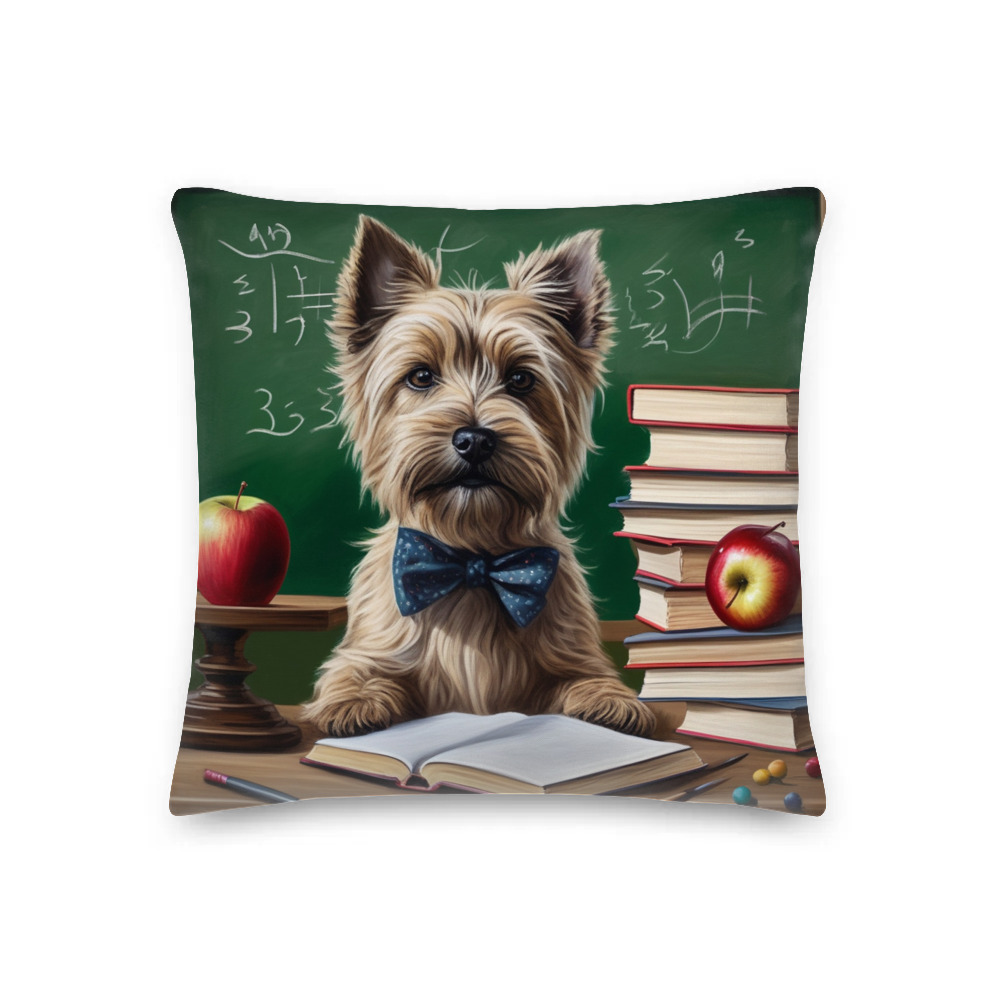 PugMug Custom Cairn Terrier Premium Pillow