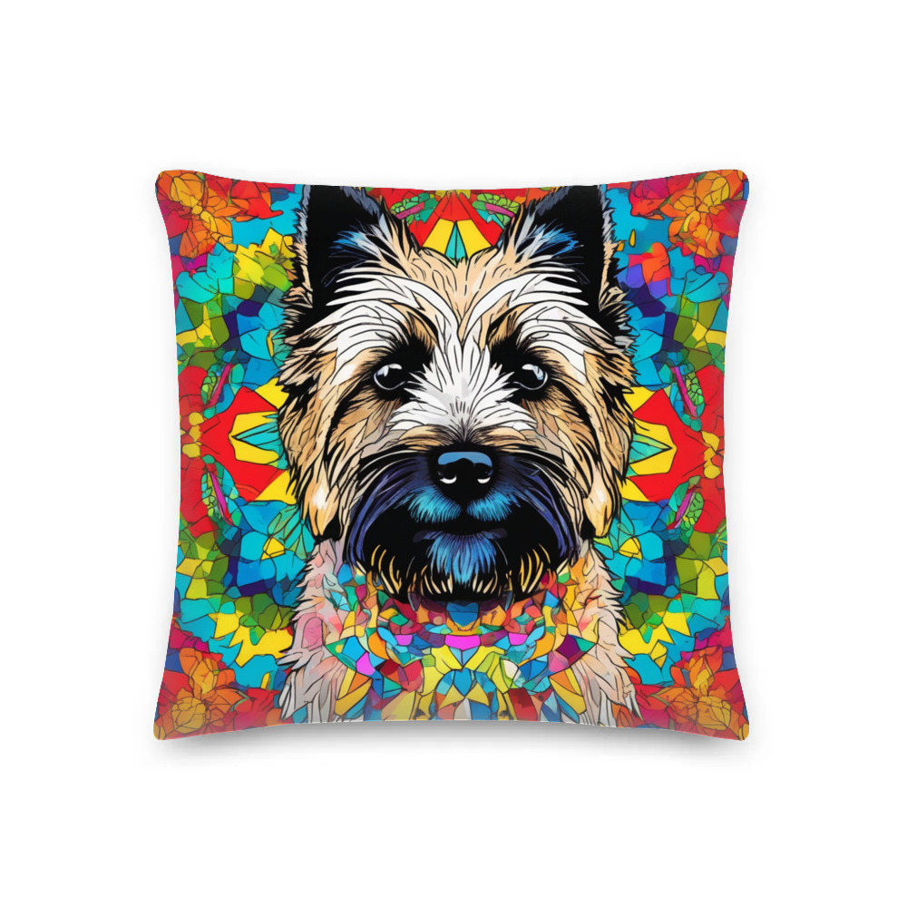 PugMug Custom Cairn Terrier Premium Pillow