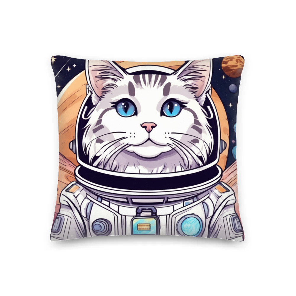 PugMug Custom Tabby Ragdoll Cat Premium Pillow