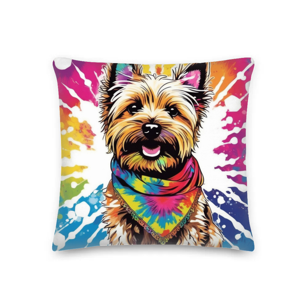 PugMug Custom Cairn Terrier Premium Pillow