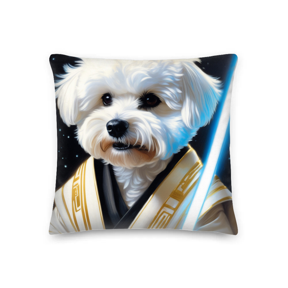 PugMug Custom Bichons Frise Premium Pillow