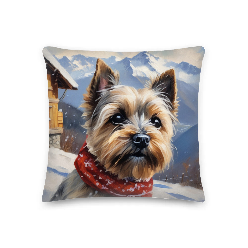 PugMug Custom Cairn Terrier Premium Pillow