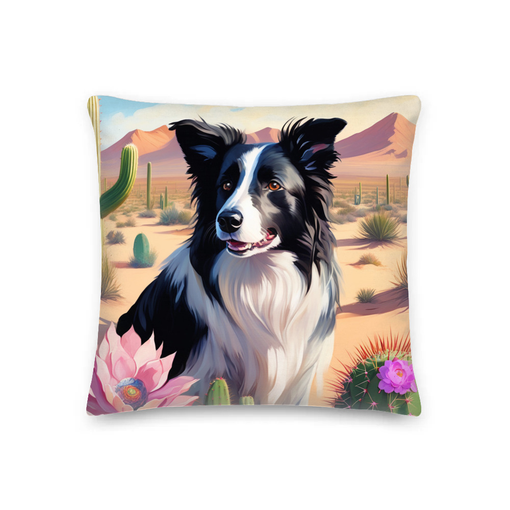 PugMug Custom Border Collie Premium Pillow