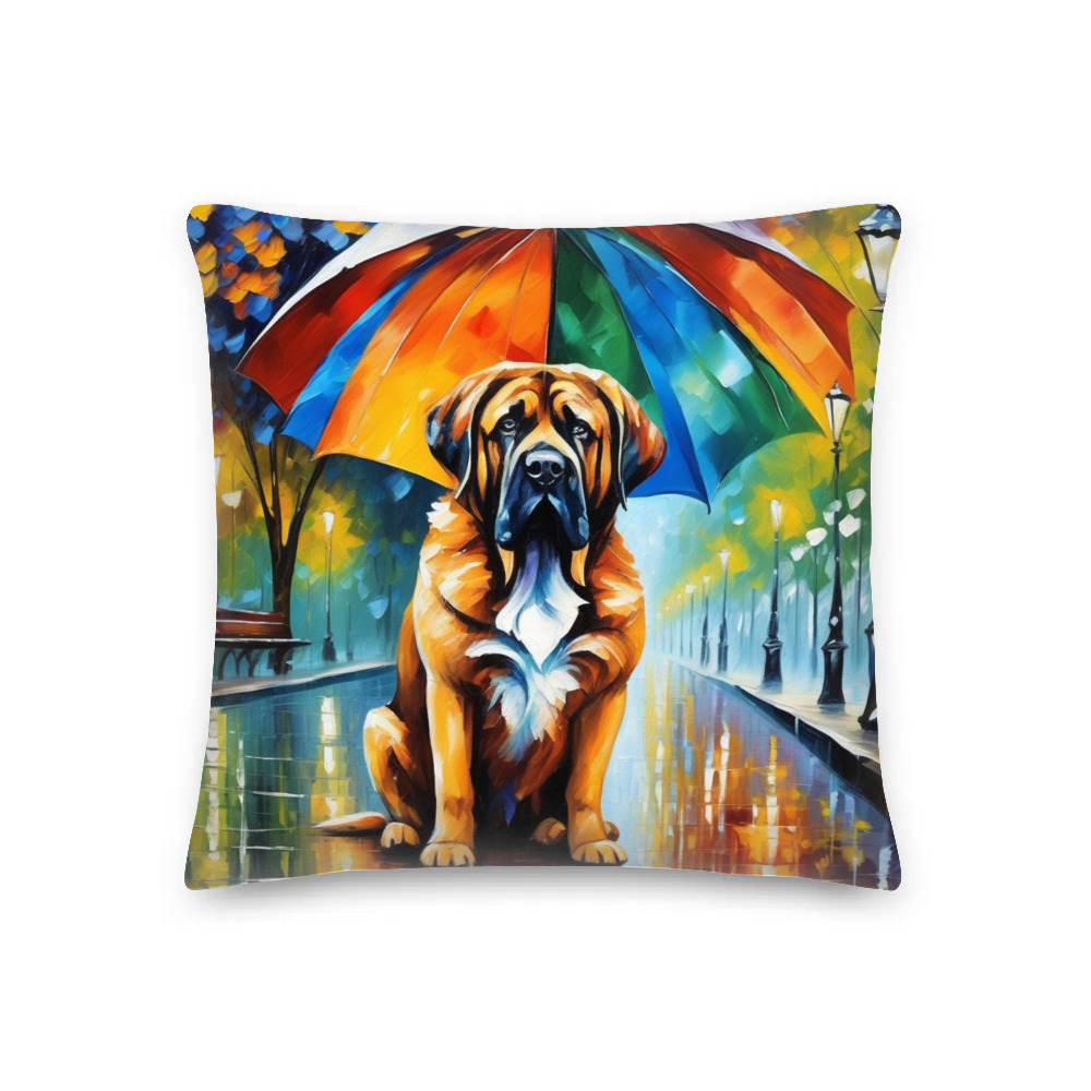 PugMug Custom Mastiff Premium Pillow