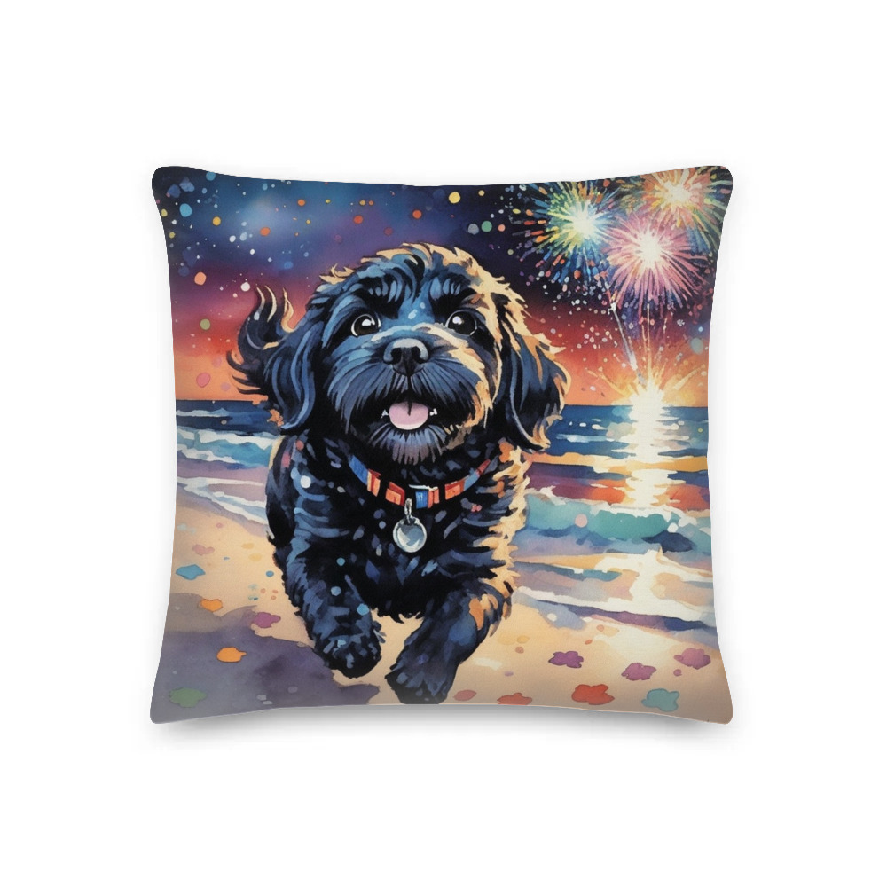 PugMug Custom Lily Premium Pillow